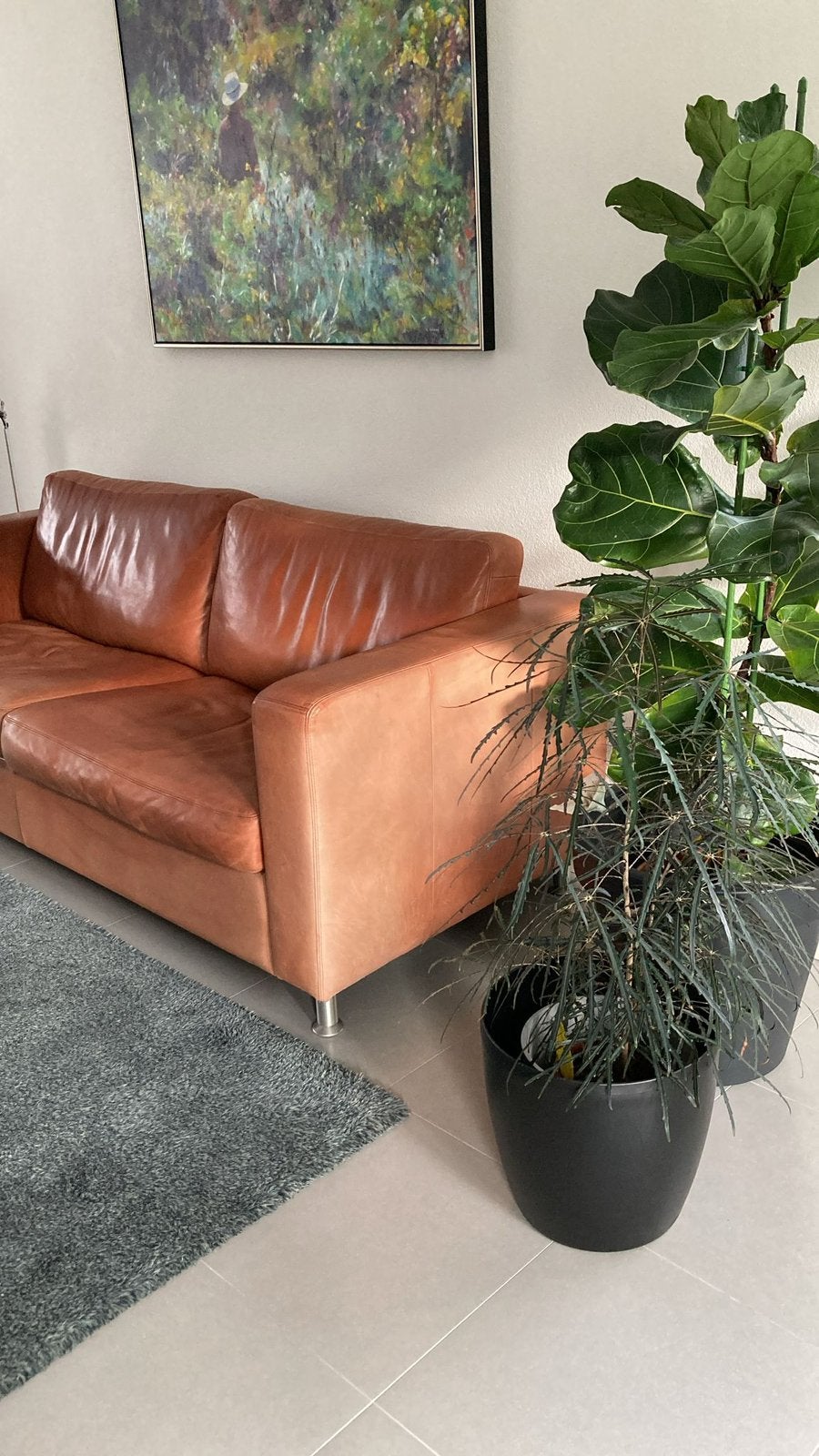 Machalke design bank Chateau 3-zits zadelleer oerdegelijk!, Ophalen, 125 cm of meer, Design, klassiek, modern, vintage, Leer