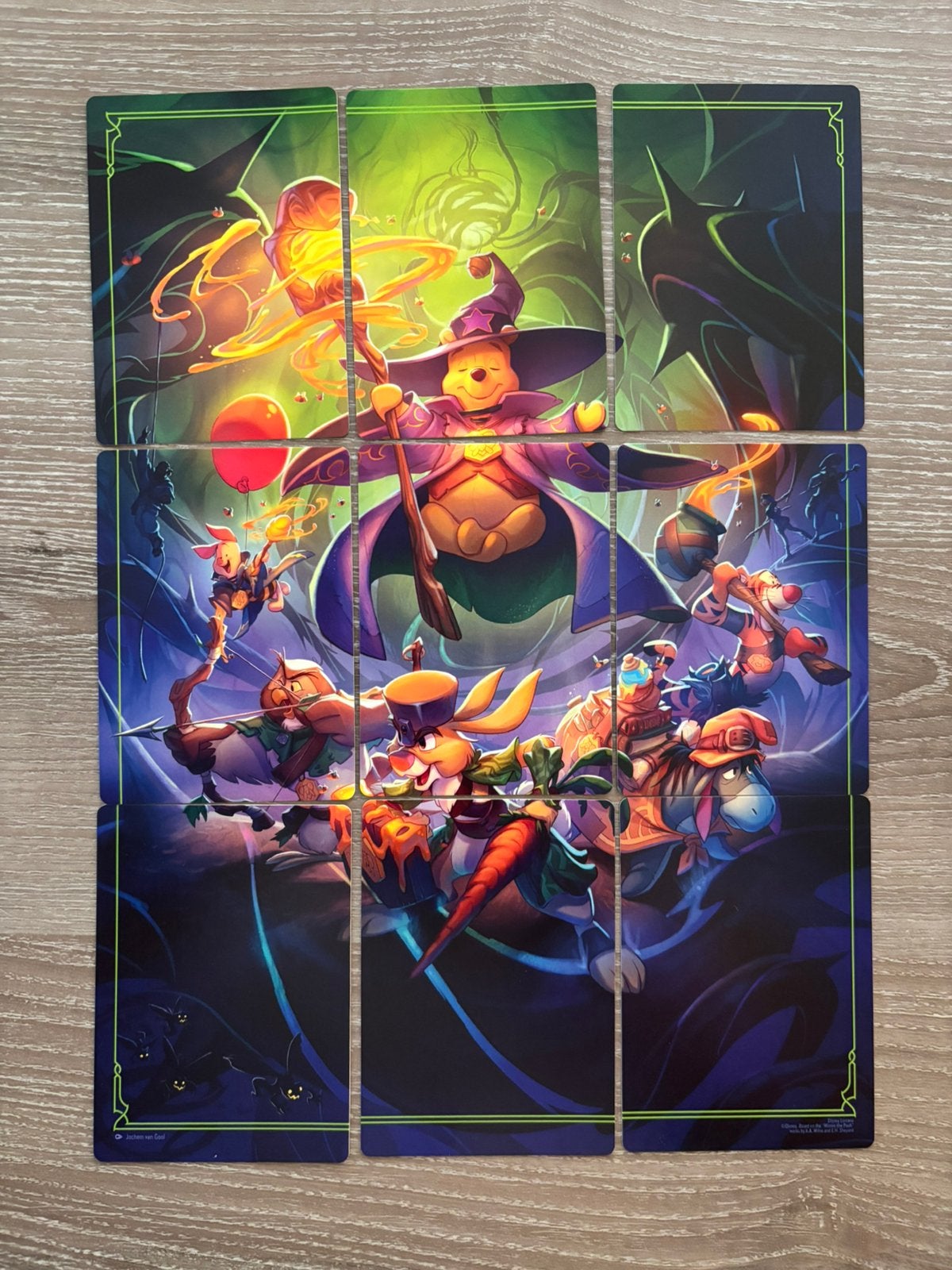 Disney Lorcana puzzelart Winnie The Pooh set13 nonfoil, Hobby en Vrije tijd, Verzamelkaartspellen | Overige, Ophalen of Verzenden