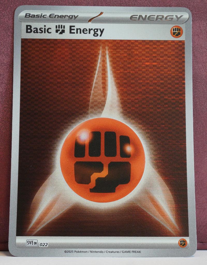 Fightning Energy Holo 022 Scarlet & Violet Energies Pokémon, Verzenden, Nieuw, Losse kaart