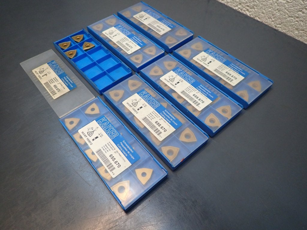 Kaiser Wisselplaten WCMT 100512 / 655.670 / U-Boor, Niet ingevuld, Gebruikt, Niet ingevuld, Ophalen of Verzenden