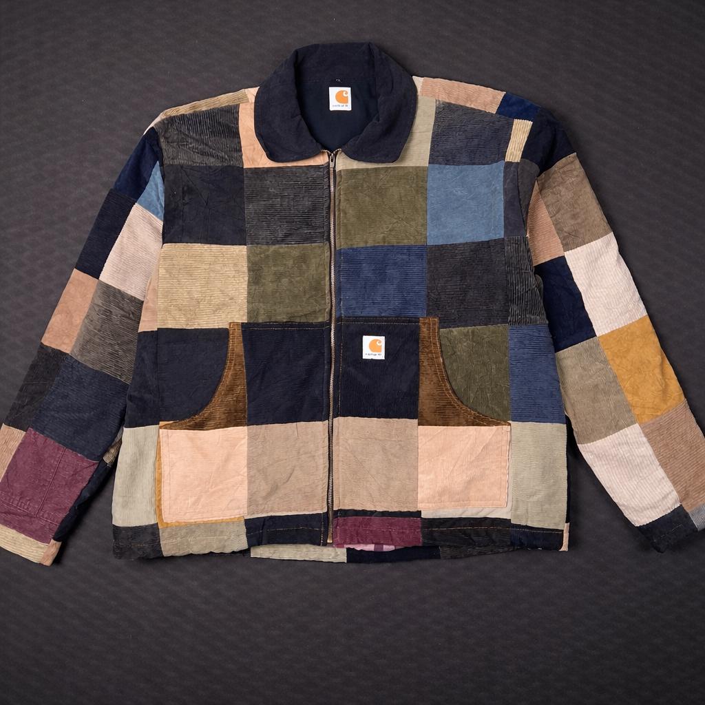 Carhartt Patchwork Corduroy Jacket – Maat XL, Overige kleuren, Carhartt, Maat 56/58 (XL), Ophalen of Verzenden