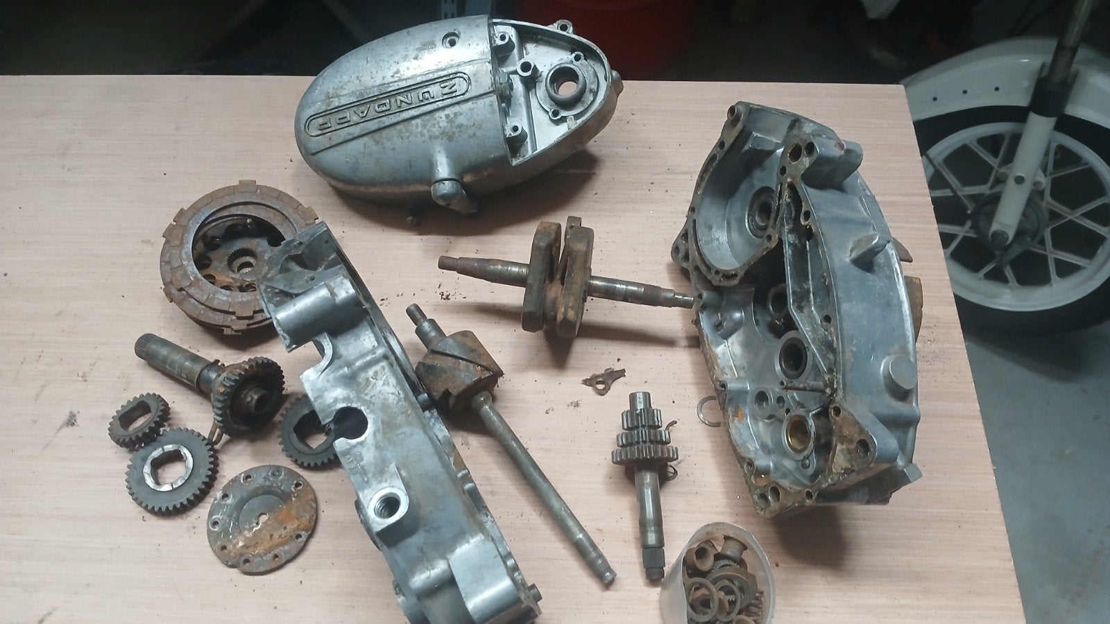 Zundapp 517 motorblok voor revisie, 95% compleet, Ophalen of Verzenden