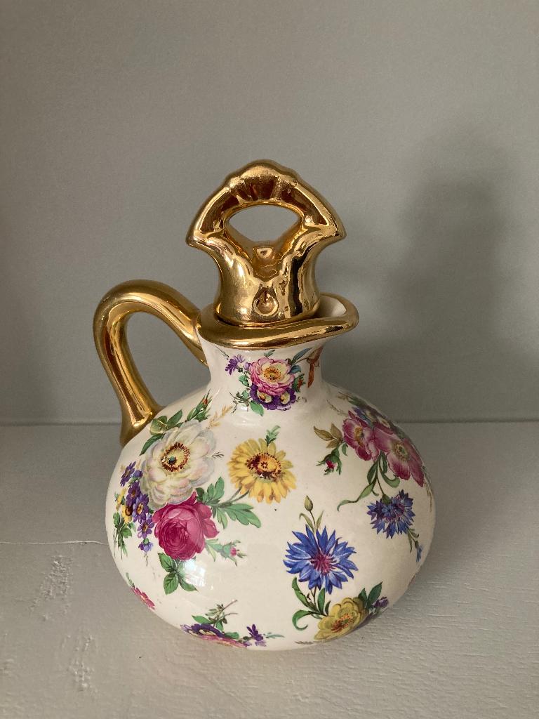 Bolvaasje van fleur de saxe, Ophalen of Verzenden