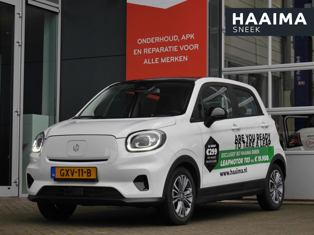 Leapmotor T03 Design 37.3 kWh | Demo | Dodehoek detectie | L, Auto's, Leapmotor, Stof, 4 stoelen, Wit, Origineel Nederlands