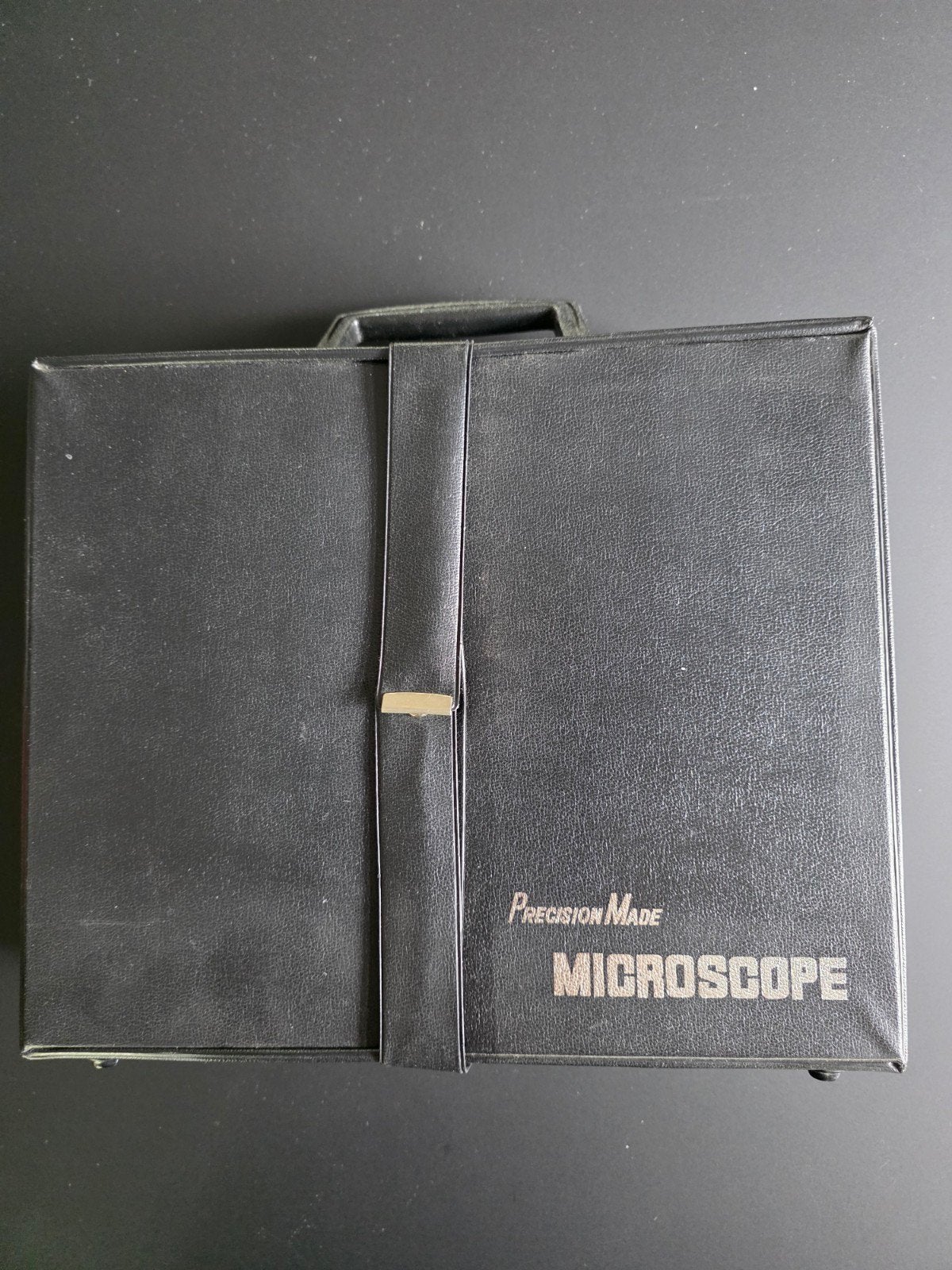 Vintage Precision Made Microscoop in Koffer, Ophalen, Gebruikt, Minder dan 400x, Biologische microscoop