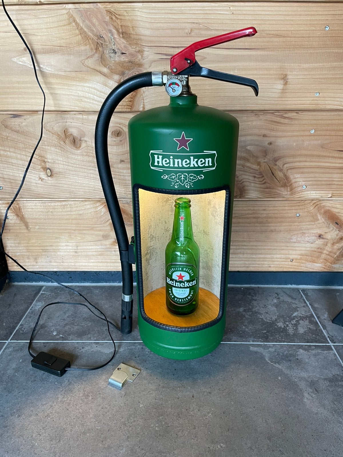 Heineken brandblusser, Ophalen of Verzenden, Gebruikt