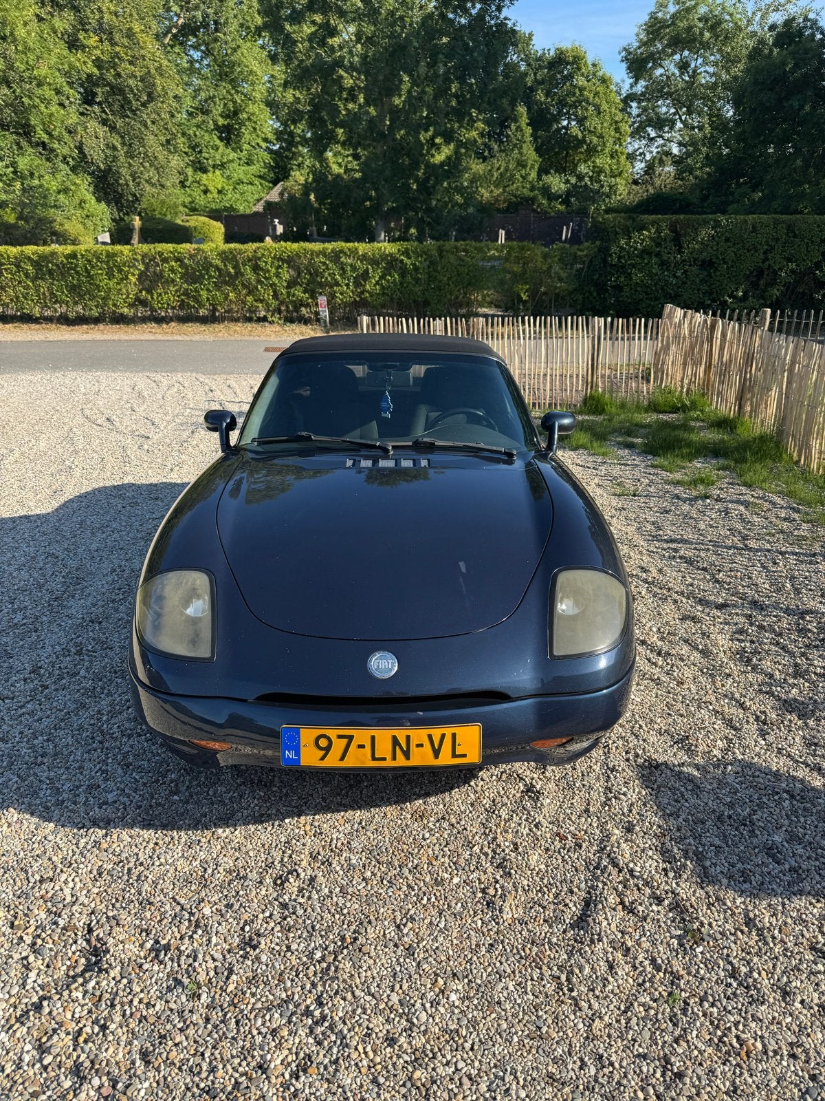 Fiat Barchetta 1.8 16V 2003 Blauw, Voorwielaandrijving, 450 kg, 4 cilinders, Cabriolet
