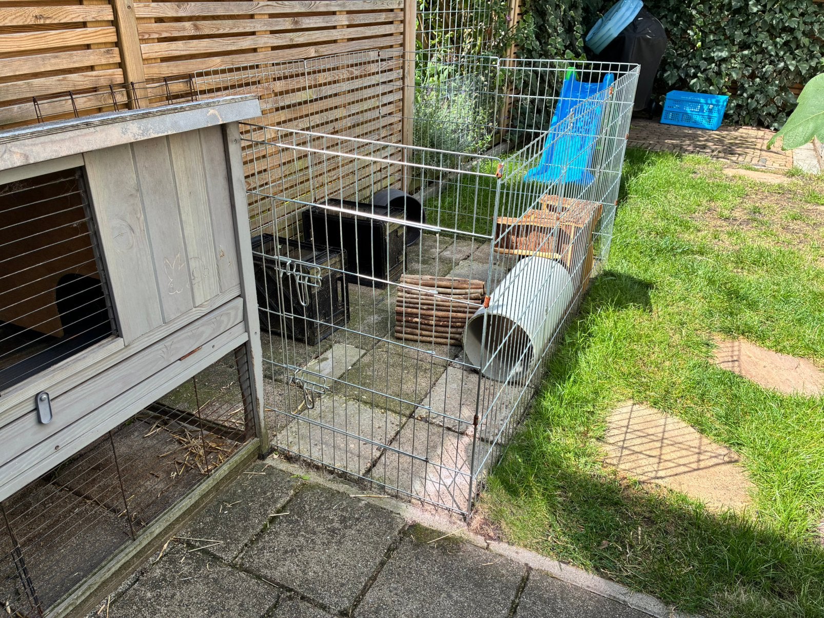 Hekken voor buitenren konijnen, Dieren en Toebehoren, Knaagdieren en Konijnen | Hokken en Kooien, Ophalen, 90 cm of meer, Konijn