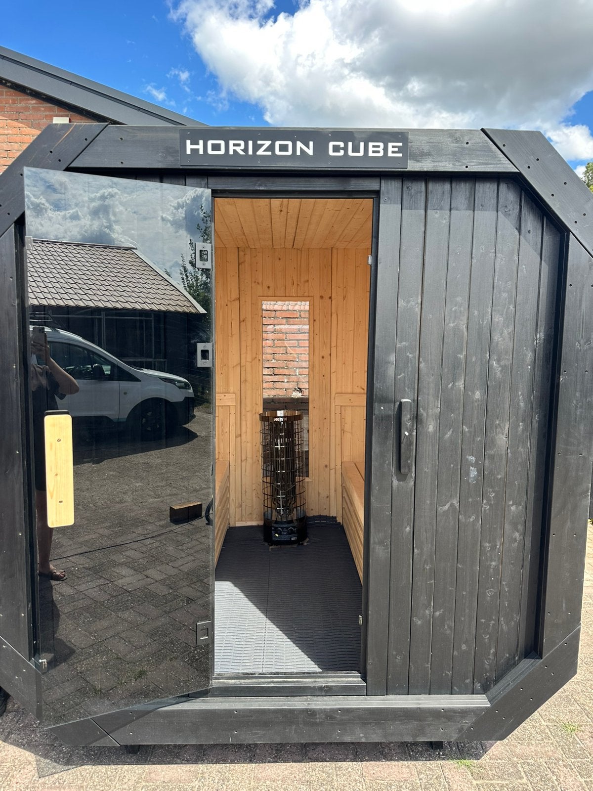 Sauna | Horizon Outdoor Sauna | 4/6 Personen, Ophalen of Verzenden, Zo goed als nieuw