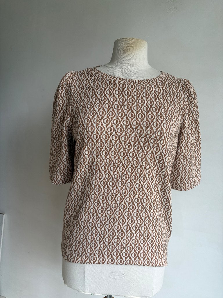 anna van toor top maat L beige bruin, Kleding | Dames, Anna van Toor, Verzenden, Beige, Maat 42/44 (L)