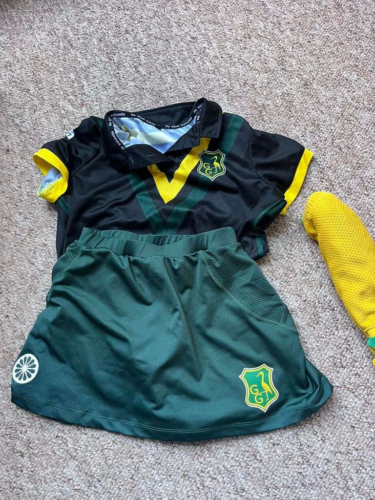 HCC Groengeel hockey tenue xs dames, Ophalen of Verzenden, Gebruikt, Kleding
