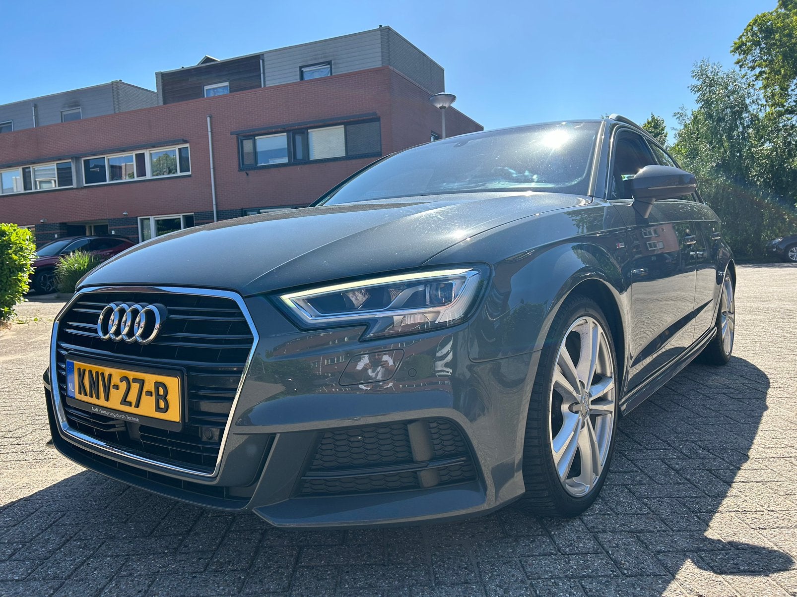 Audi A3 1.5 Tfsi 150pk CoD Ultra S-tronic 2018 Grijs, 1498 cc, 4 cilinders, 1245 kg, Particulier