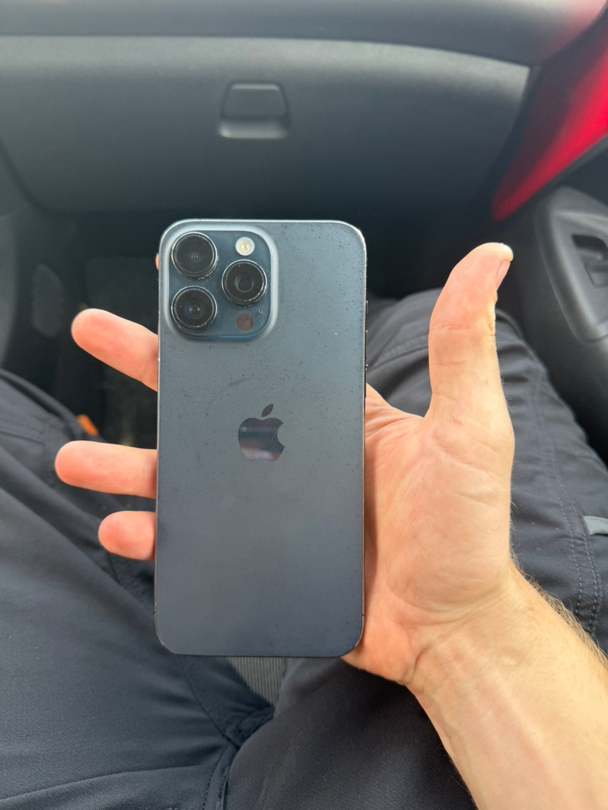 Iphone 15 pro max, Telecommunicatie, Mobiele telefoons | Apple iPhone, Blauw, IPhone 15 Pro Max, Zo goed als nieuw, Zonder abonnement
