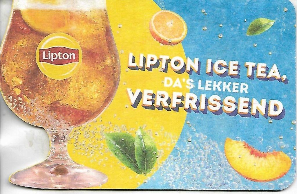 Lipton Ice Tea - viltje, Ophalen of Verzenden, Zo goed als nieuw, Viltje(s), Overige merken