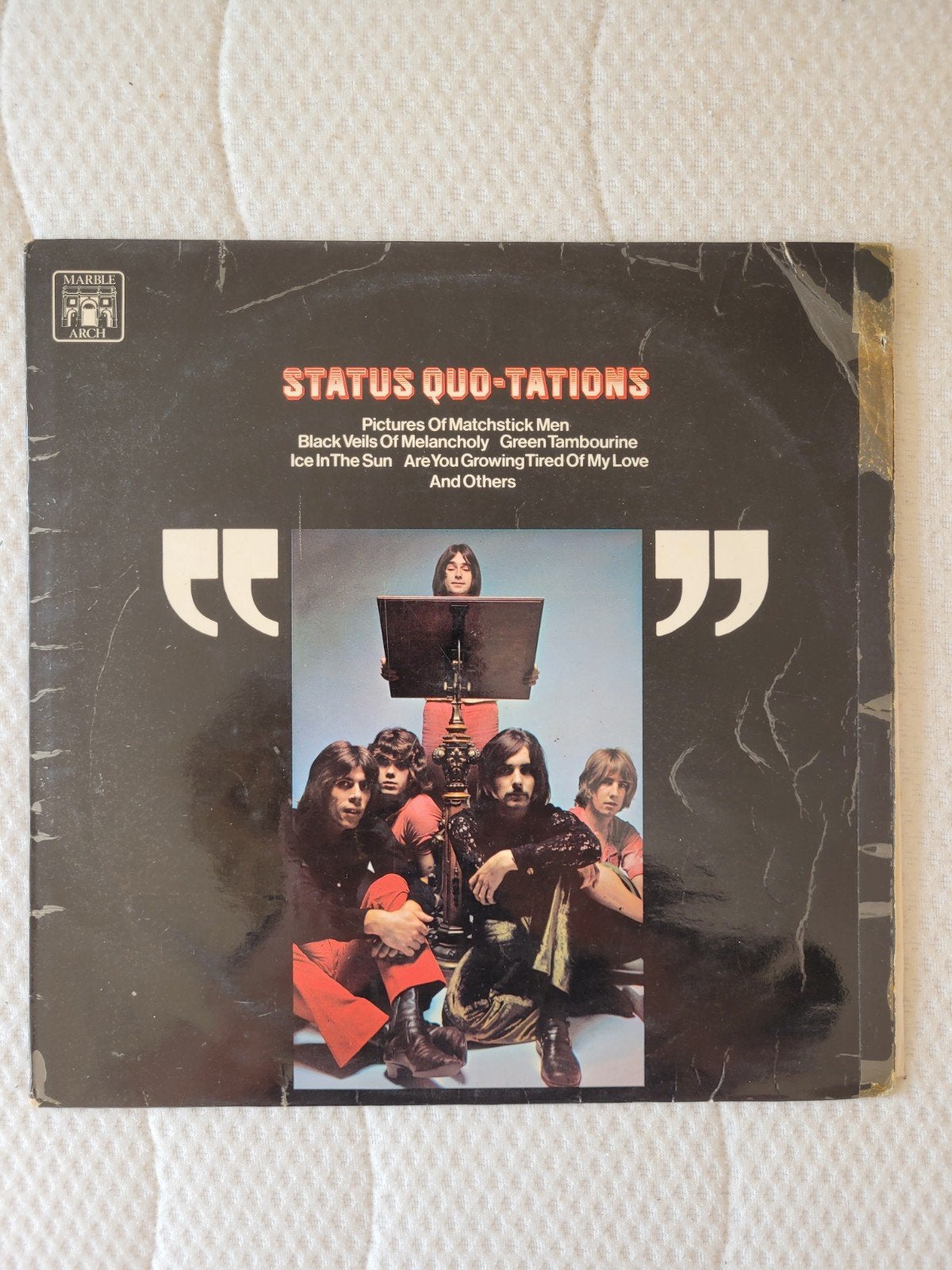 Status Quo - Status Quo-tations LP (Classic Rock), LP, Gebruikt, Originele persing, Ophalen of Verzenden