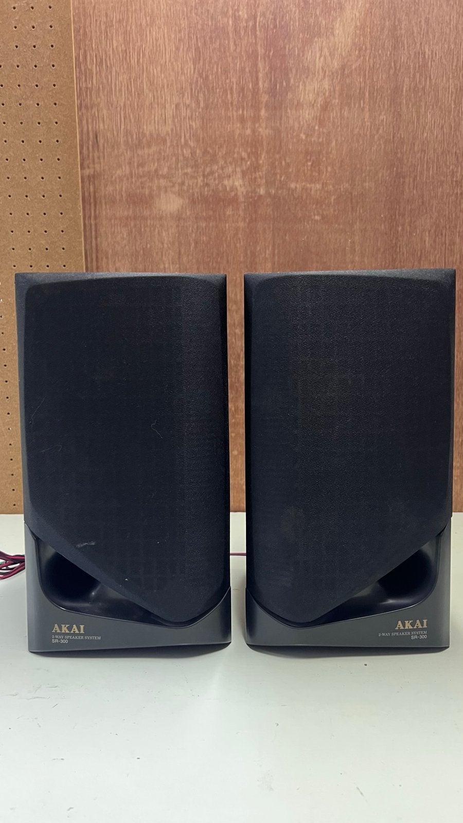 Akai SR-300 Boekenplank Luidsprekers - Vintage Geluid, Ophalen, Gebruikt, Minder dan 60 watt, Boekenplank luidspreker