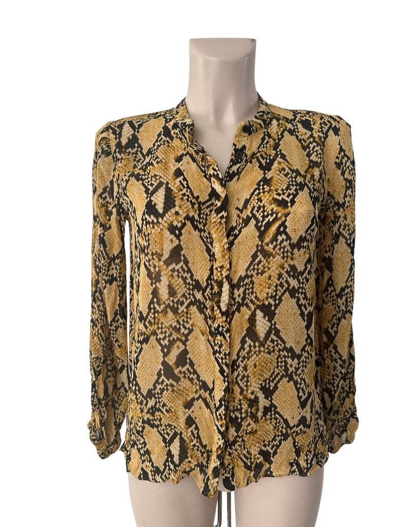 Second Female blouse XS, Geel, Ophalen of Verzenden, Zo goed als nieuw, Maat 34 (XS) of kleiner