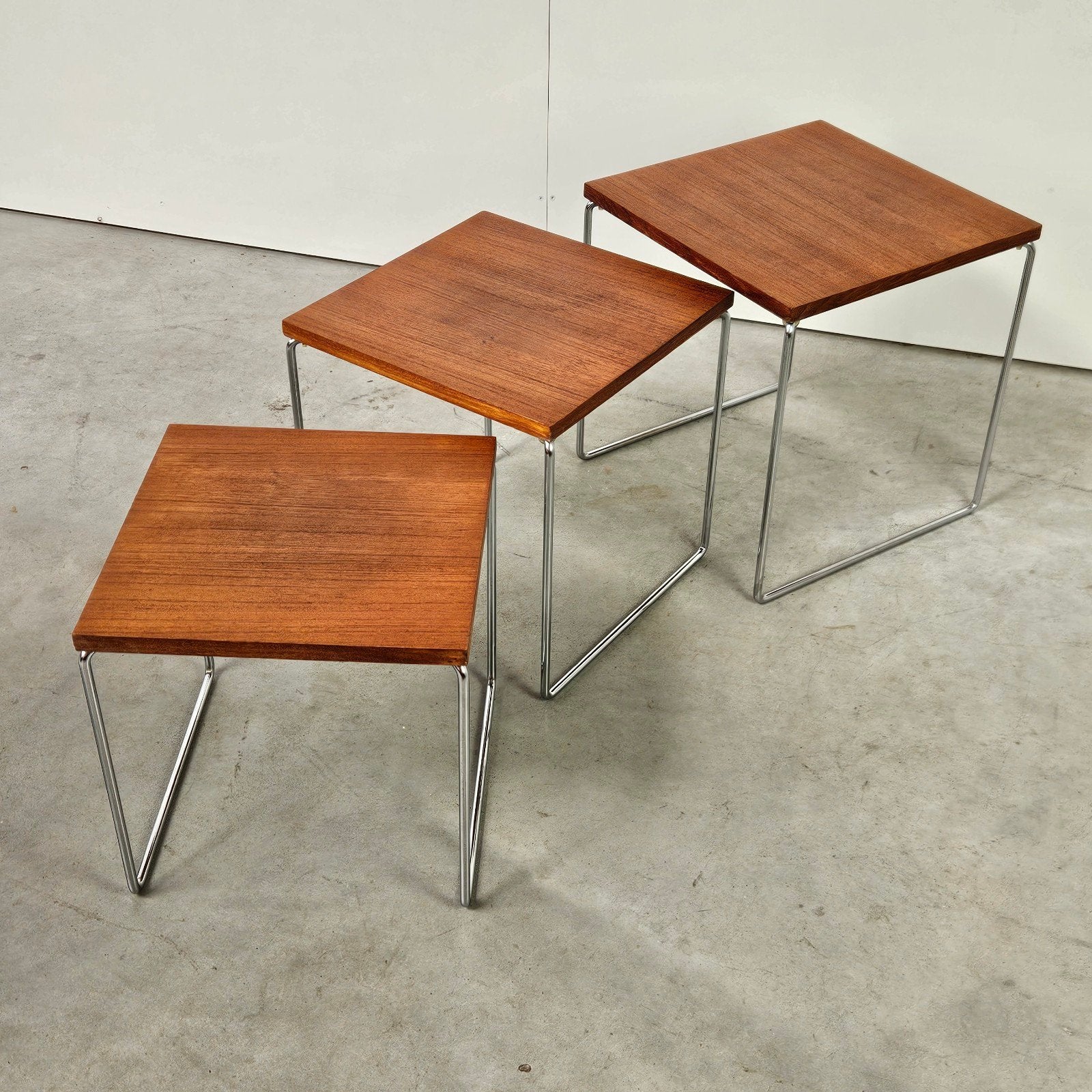 Vintage mimiset Brabantia teak, Minder dan 45 cm, Minder dan 55 cm, Gebruikt, Ophalen of Verzenden