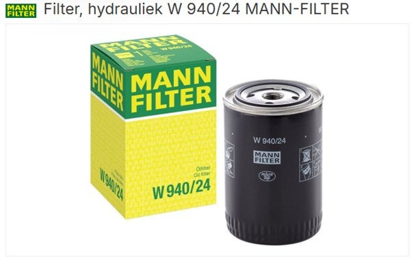 Filter Mann Filter W 940/24, Auto-onderdelen, Ophalen of Verzenden, Nieuw, Ford