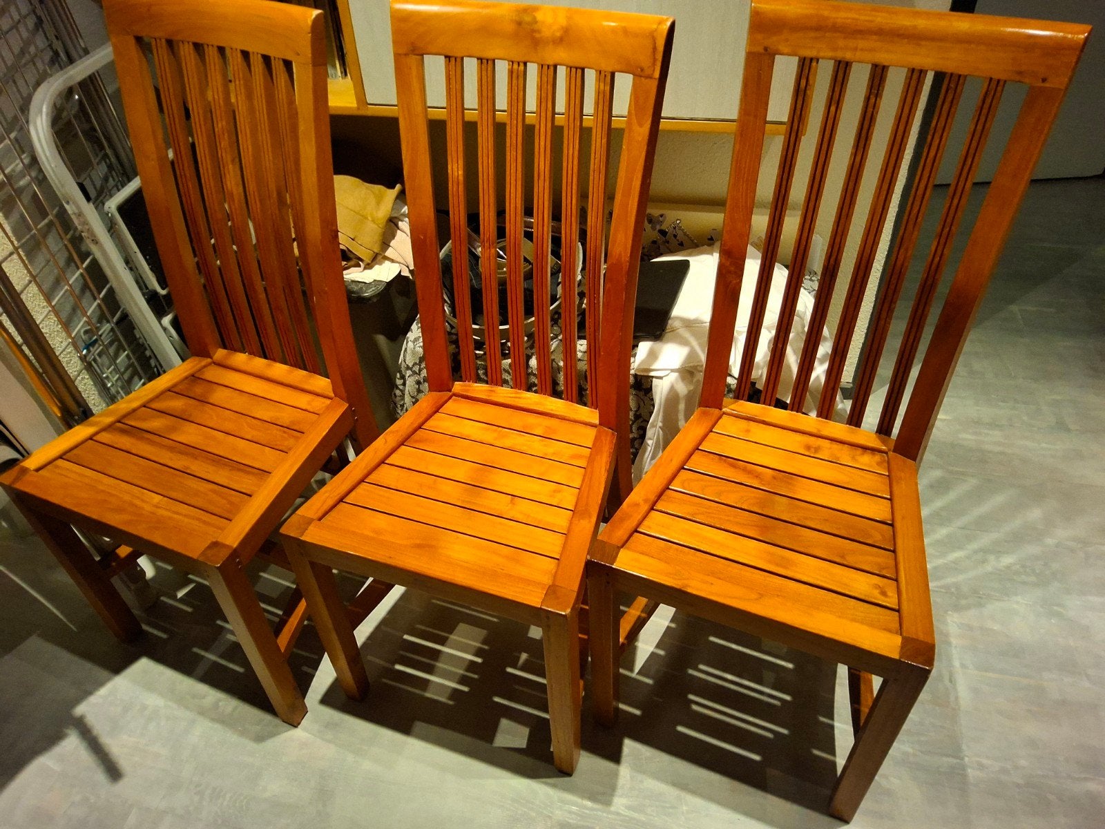 Eetkamerstoelen, Huis en Inrichting, Stoelen, Ophalen, Gebruikt, Bruin