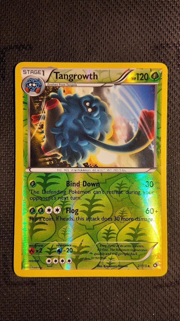 Tangrowth 2 Legendary Treasures | Pokemon kaart, Ophalen, Zo goed als nieuw, Losse kaart, Foil