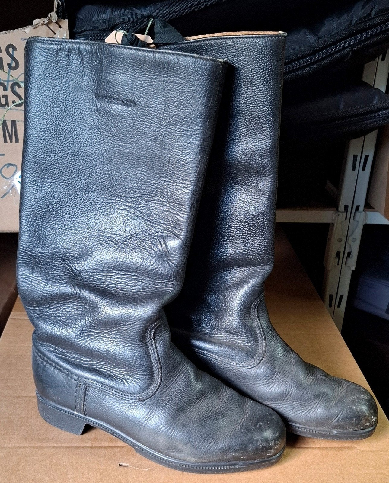 DDR  - NVA Laarzen maat 27,5 (eu ongv 42) TGL 108-75 / 473, Verzamelen, Verzenden, Landmacht, Duitsland, Kleding of Schoenen