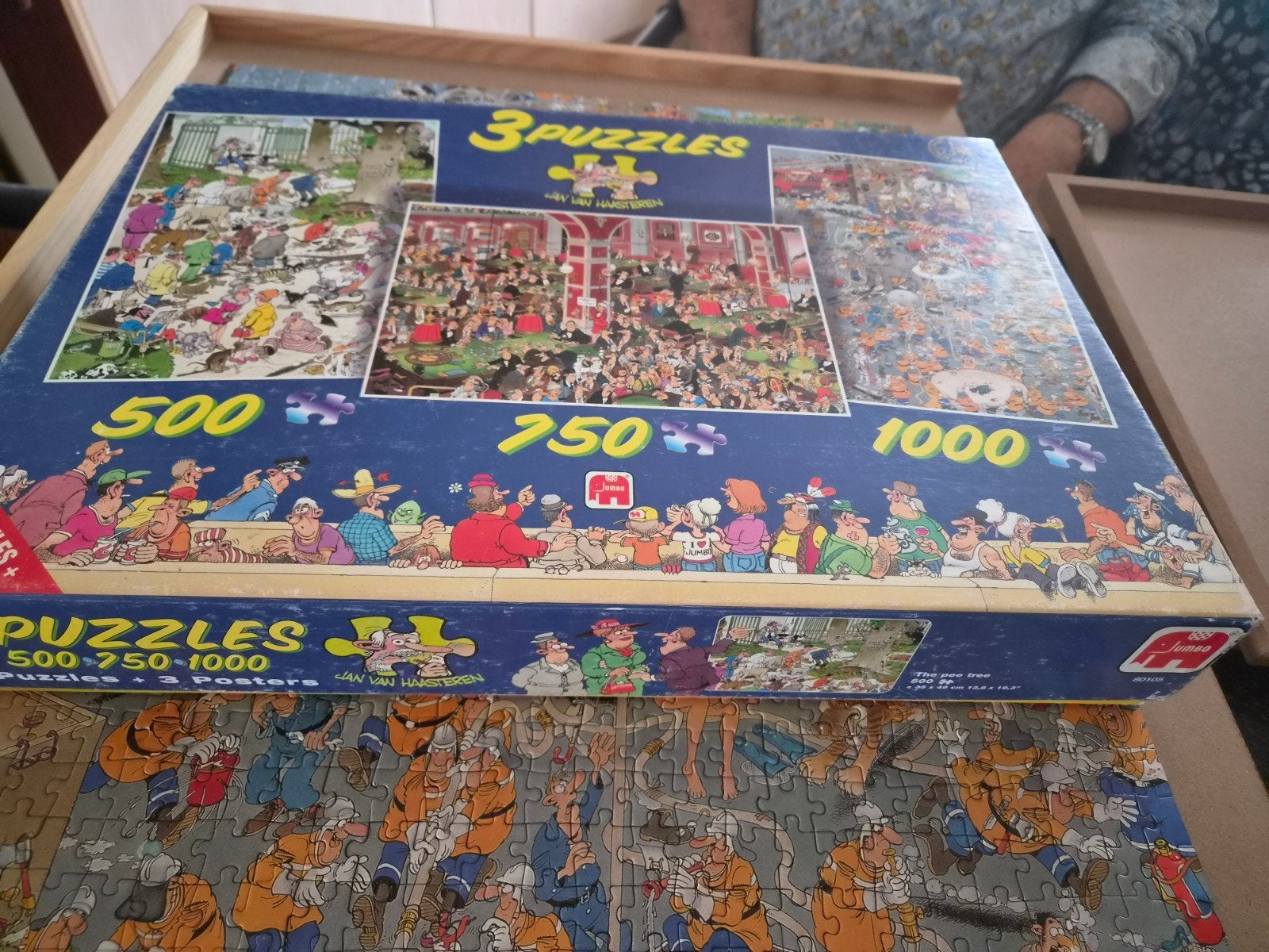 jan van haasteren combi doos 500, 750 en 1000 stukjes