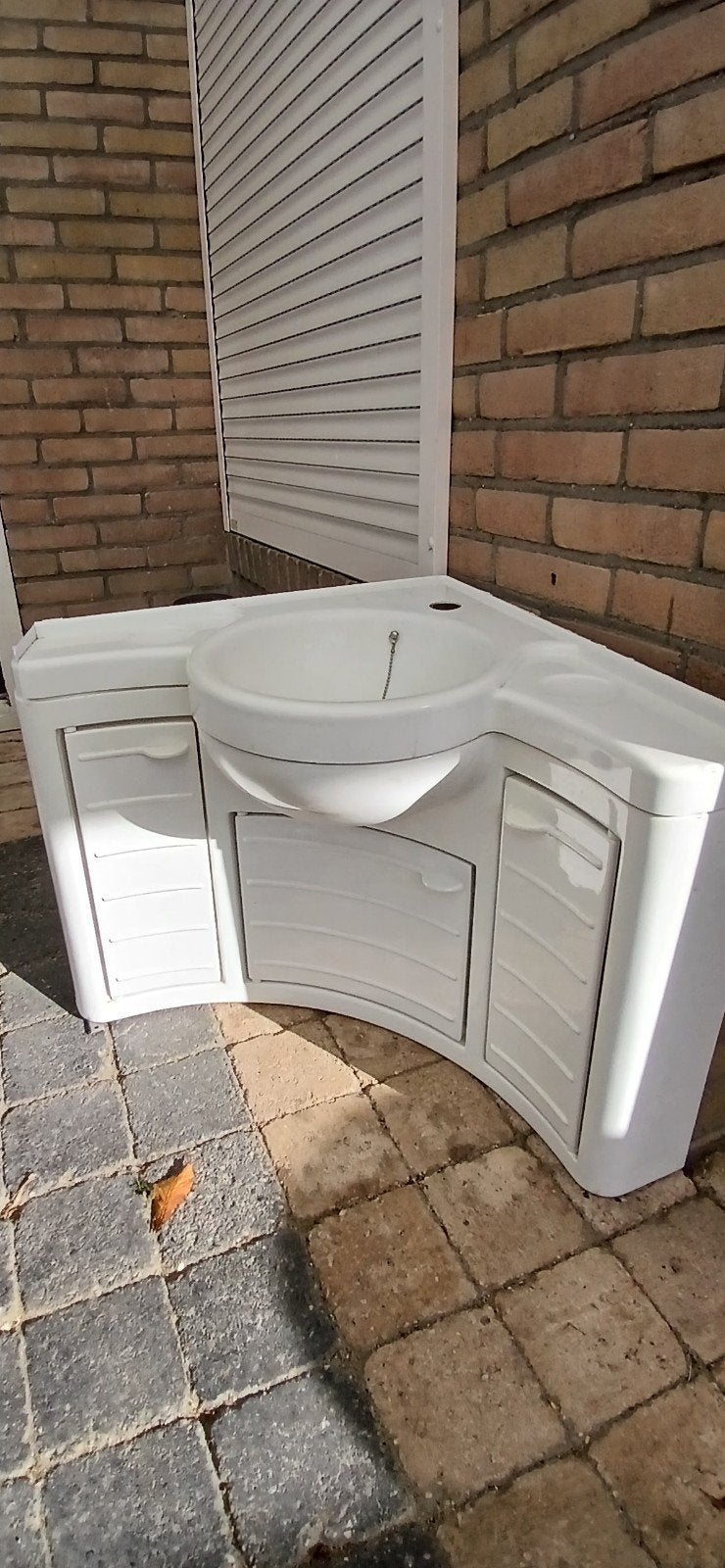 Wastafelmeubel met Thetford cassette toilet, Caravans en Kamperen, Ophalen, Gebruikt
