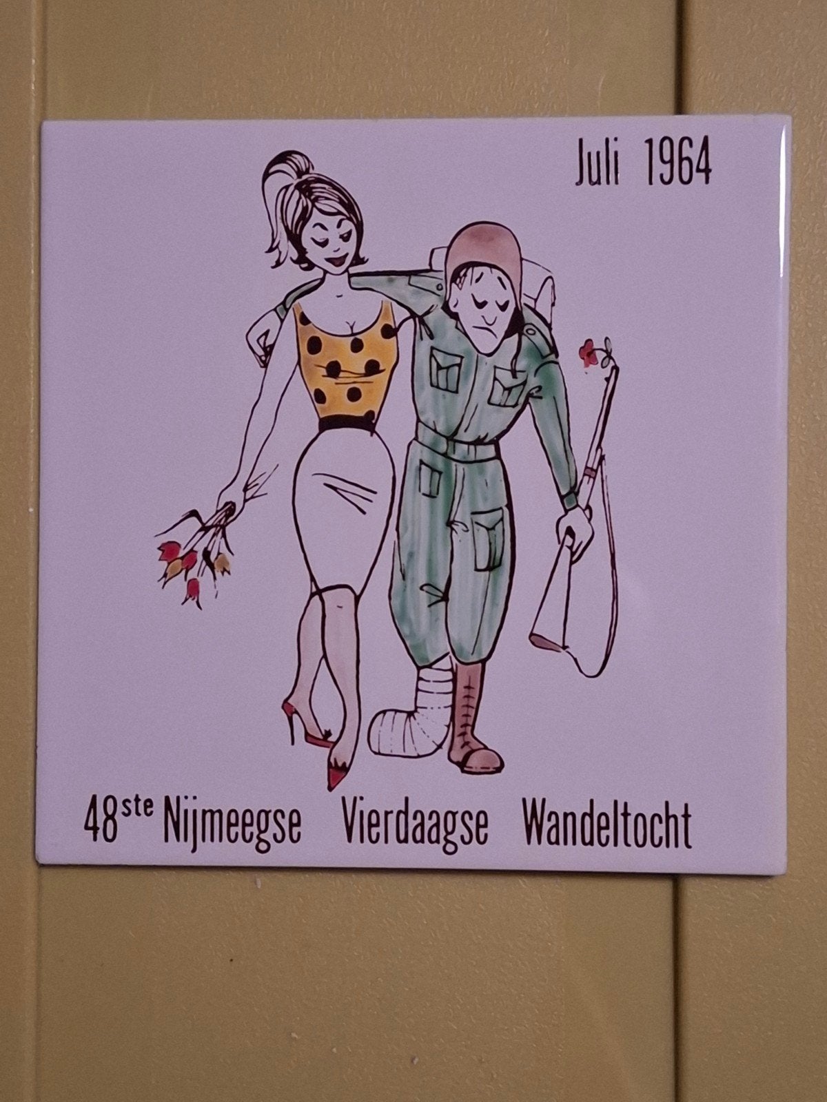 diverse tegels nijmeegse vierdaagse, Verzamelen, Ophalen of Verzenden