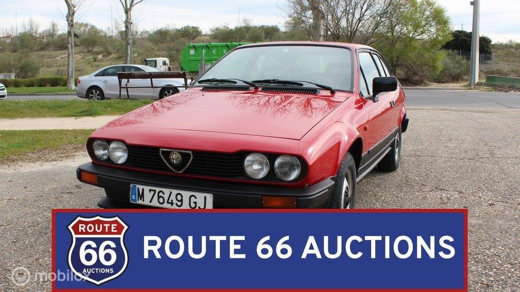 Alfa Romeo GTV 2.0 | Route 66 Auctions, Auto's, Overige carrosserieën, Zwart, Bedrijf, Handgeschakeld