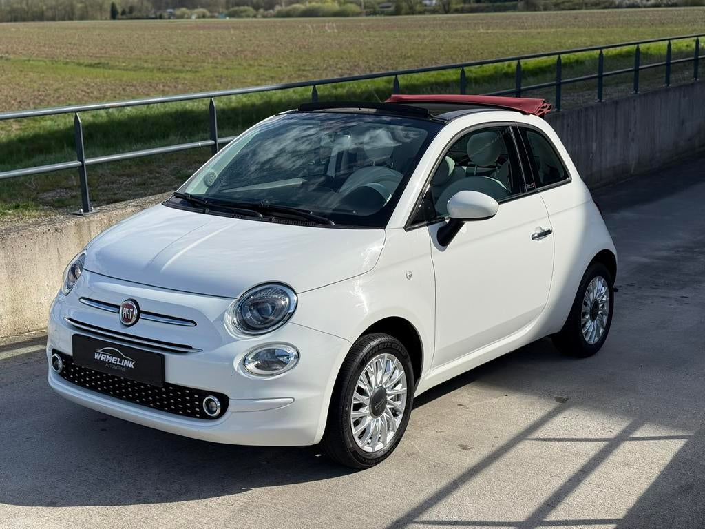 Fiat 500C Cabrio 2019 Wit Cruise/Bluetooth, Voorwielaandrijving, 1242 cc, 4 cilinders, 4 stoelen
