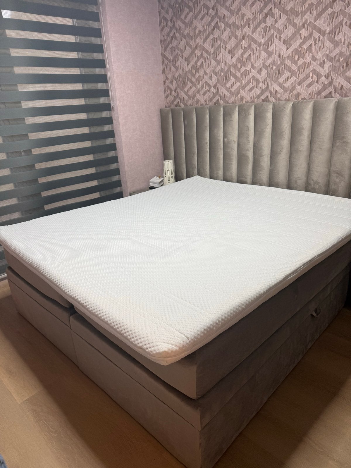 Topper 180x200 cm - Zo goed als nieuw, Ophalen, Tweepersoons, Zo goed als nieuw, Matras