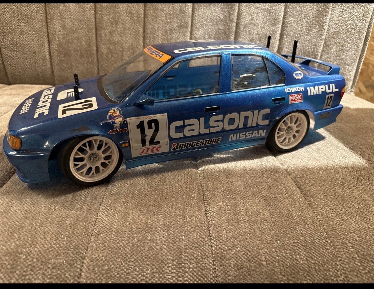 Tamiya 58151 Nissan Primera JTCC, Hobby en Vrije tijd, Verzenden, Zo goed als nieuw, Auto