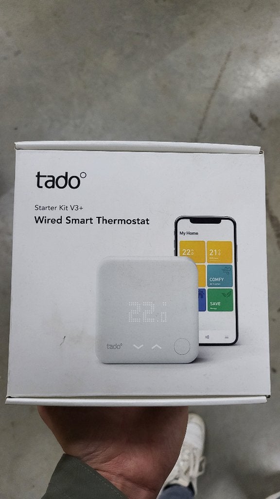 Tado V3+ Starter Kit - Slimme Thermostaat + Internet Bridge, Doe-het-zelf en Verbouw, Thermostaten, Ophalen of Verzenden, Slimme thermostaat