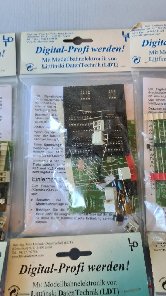 Littfinski LDT wisselmotordecoders M-DEC-MM-B + behuizingen, Hobby en Vrije tijd, Overige merken, Wisselstroom, Verzenden, Overige typen