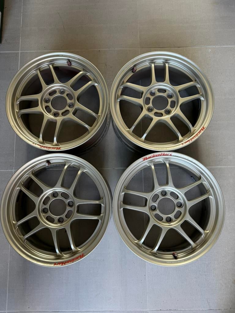 Racinghart CP-035 Forged in 15 inch 4x100 6,5J ET45 (3.9kg), Auto-onderdelen, Gebruikt, 15 inch, Velg(en), Ophalen of Verzenden