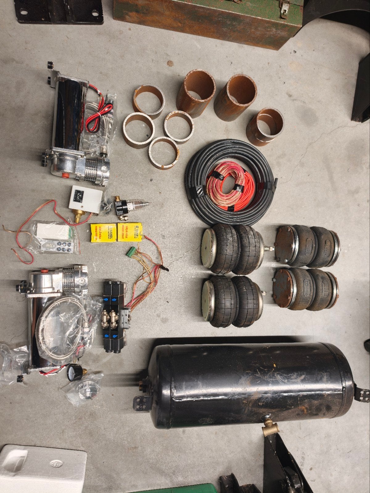 Complete Airride set, Ophalen of Verzenden, Gebruikt, Universele onderdelen