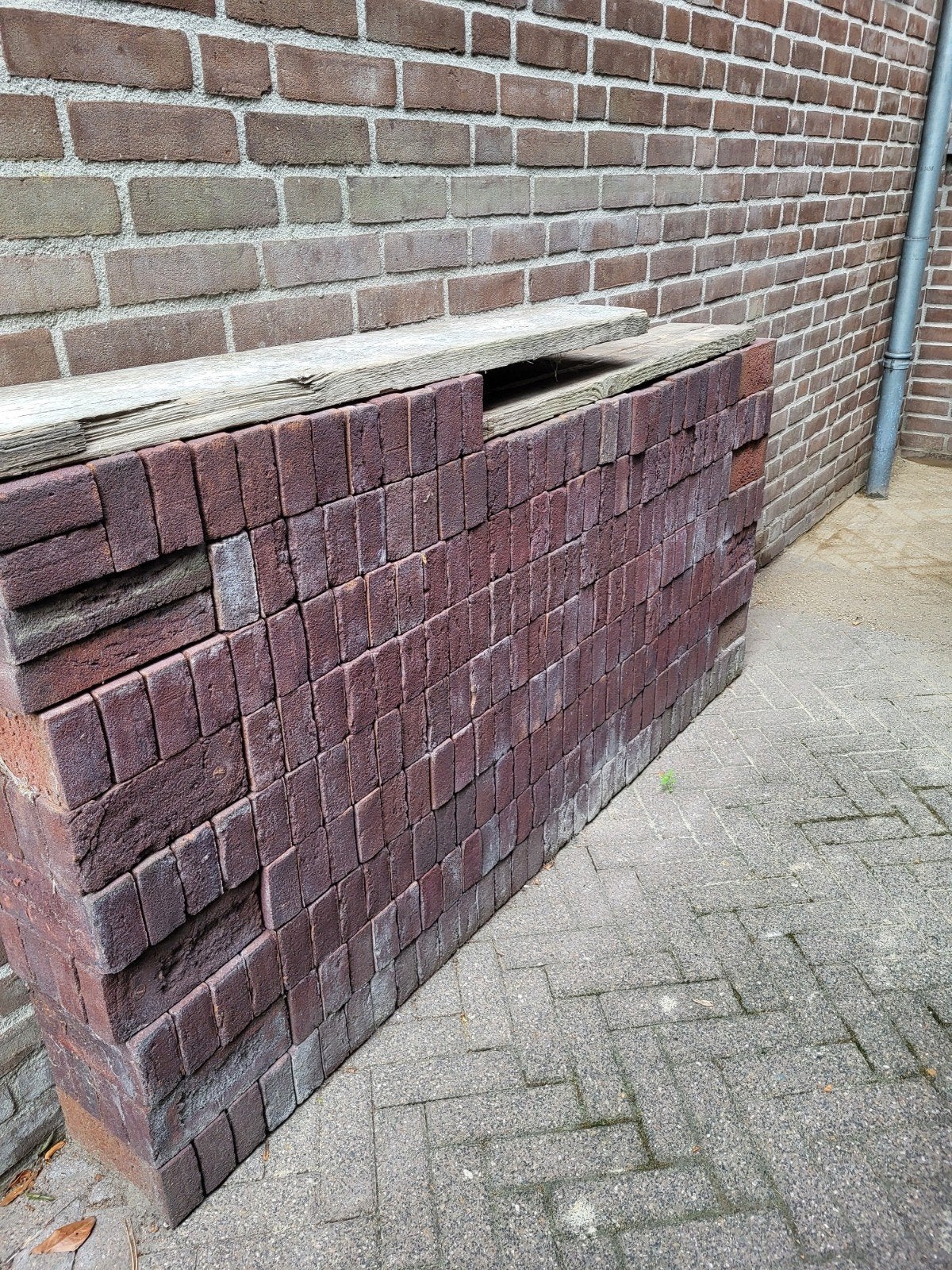 Donkerrode bakstenen - Gebruikt, Ophalen, Nieuw, Bakstenen