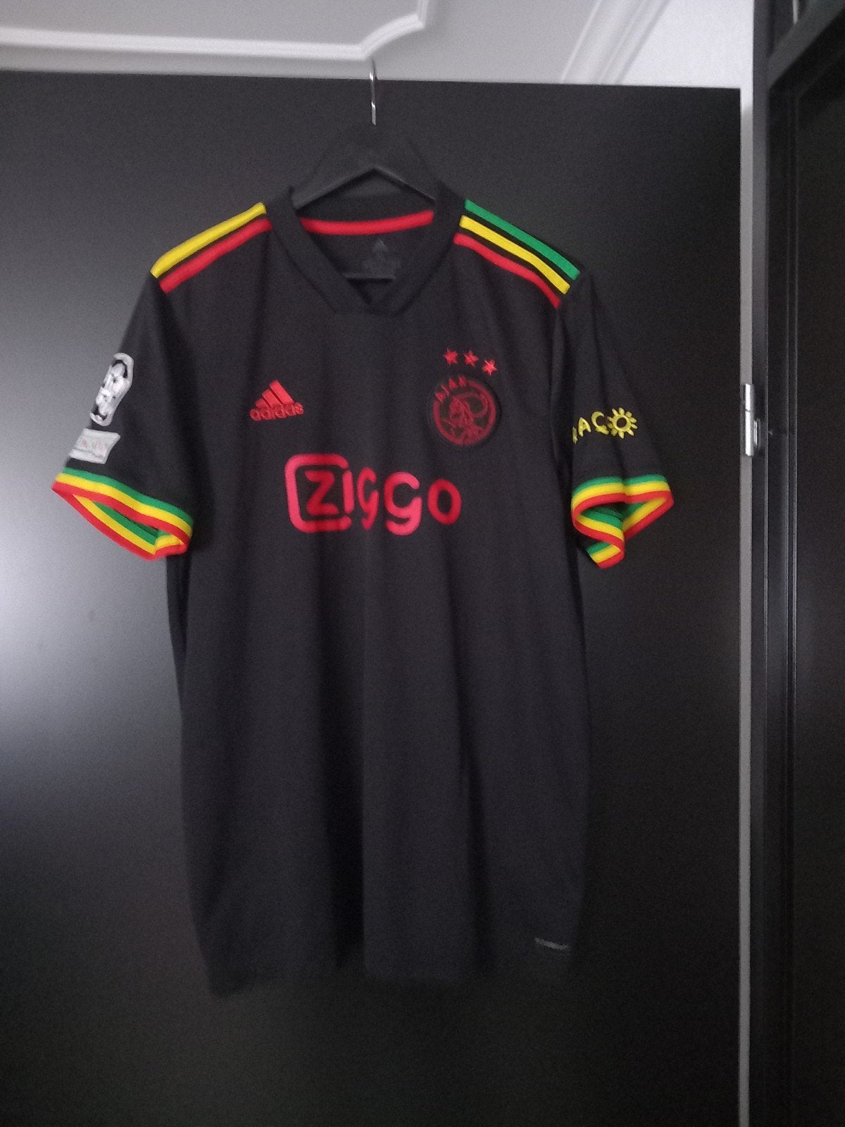 Ajax Bob Marley shirt 2021/2022 - origineel, Adidas, Ophalen of Verzenden, Zo goed als nieuw, Ajax