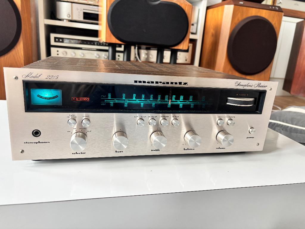 Marantz model 2215 engraved, Marantz, Refurbished, Ophalen of Verzenden, Minder dan 60 watt