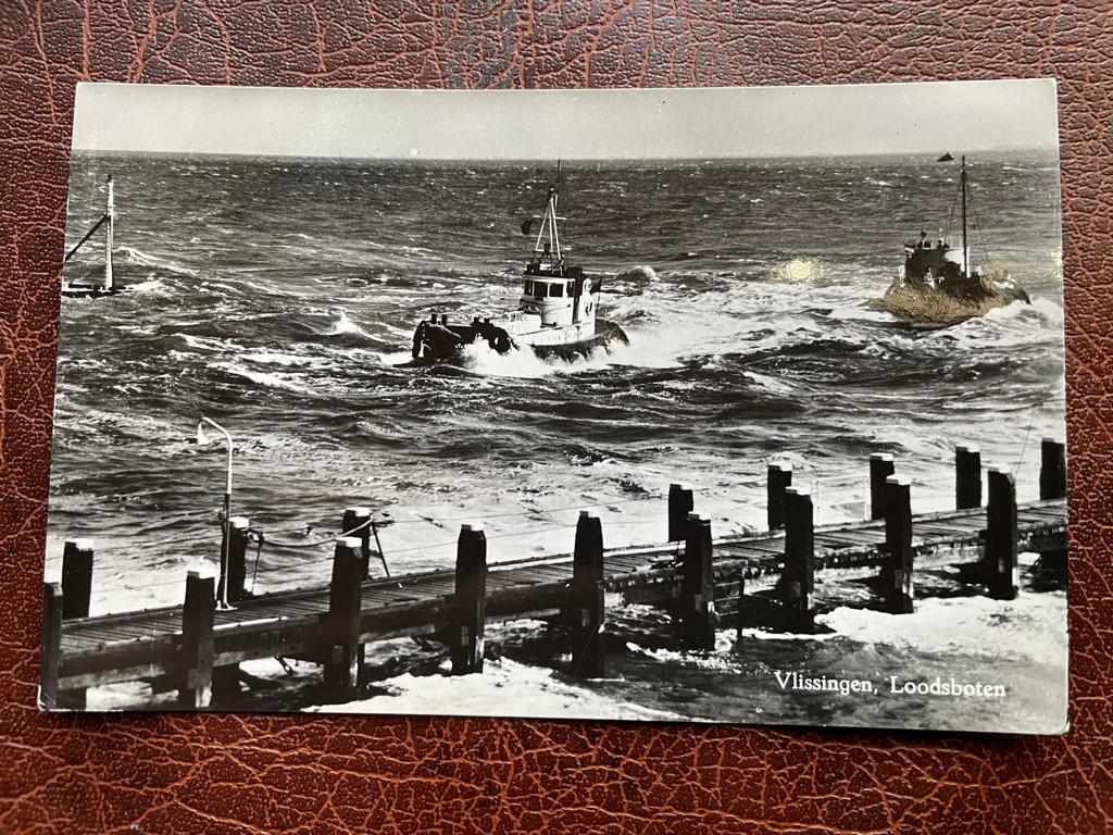 ansichtkaart van Vlissingen, Loodsboten., Verzenden, 1960 tot 1980, Zeeland
