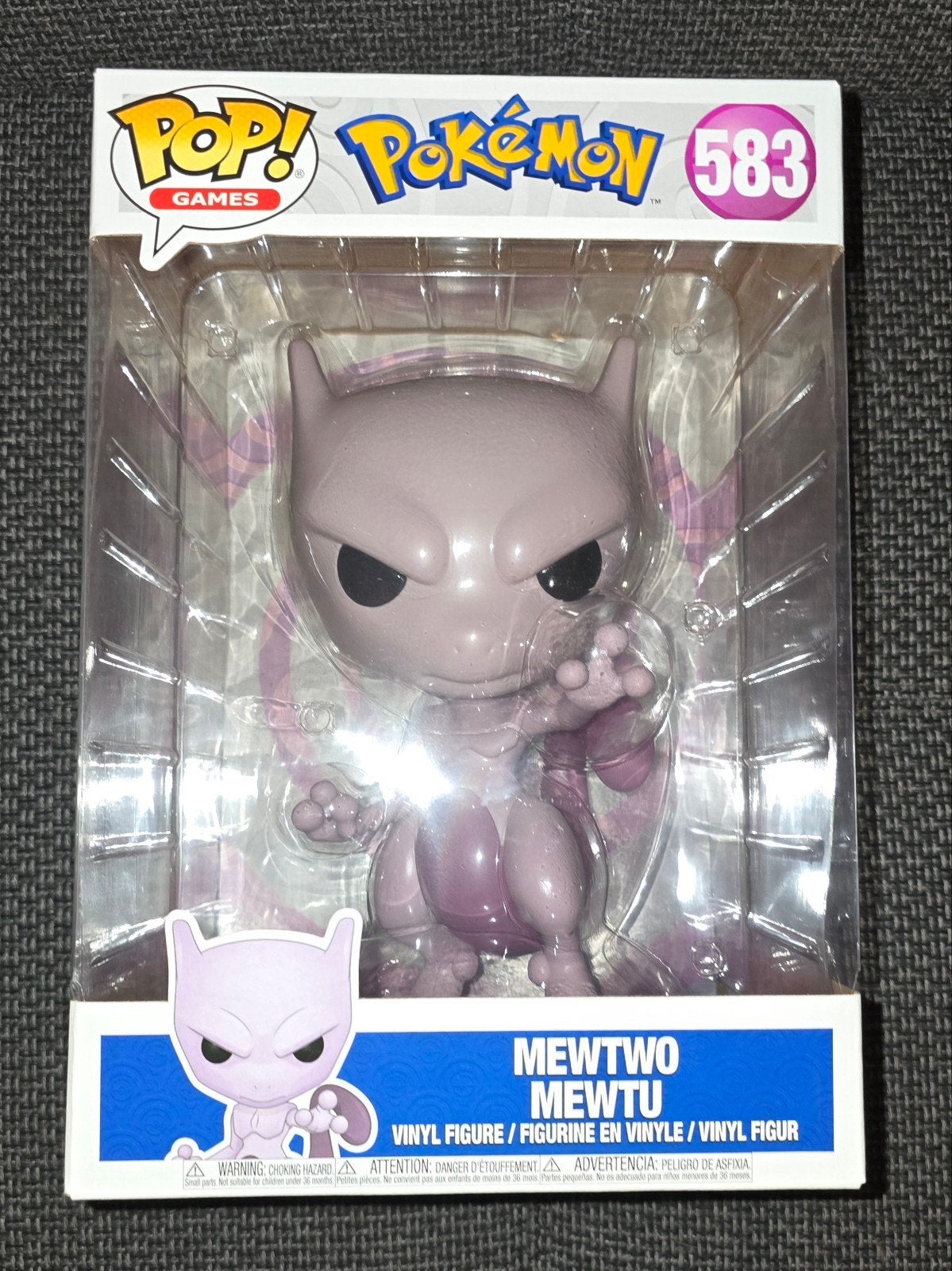 Pokémon Funko Pop Mewtwo #583 in originele doos, Ophalen of Verzenden, Nieuw