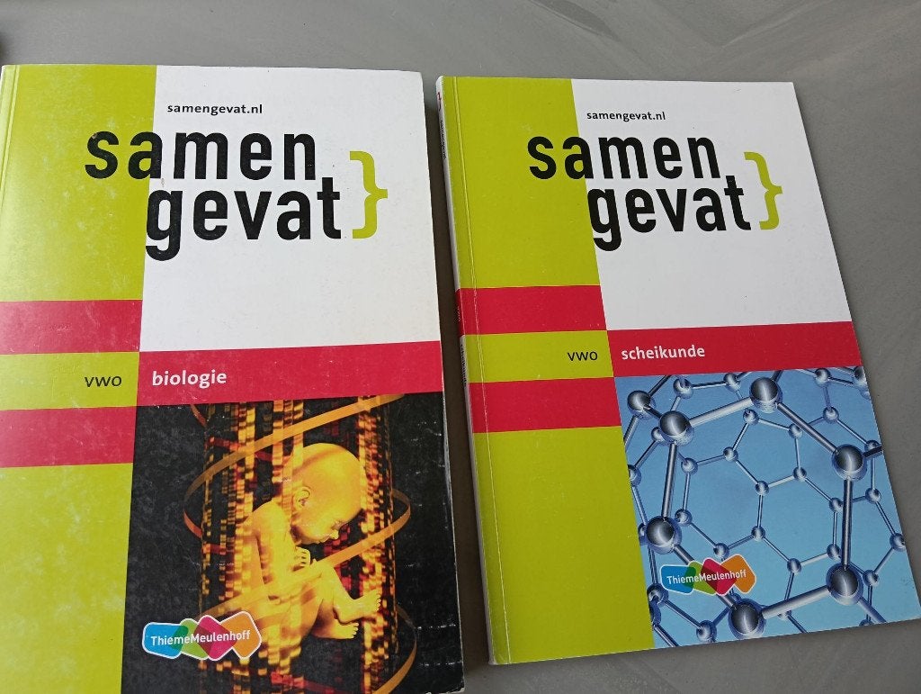 Samengevat VWO Biologie en Scheikunde, Ophalen of Verzenden, Zo goed als nieuw, VWO, Biologie