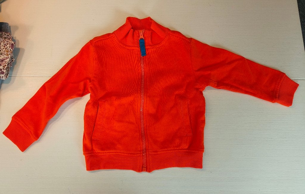 Oranje, Holland, vest, maat 86/92, Kinderen en Baby's, Ophalen, Jongetje of Meisje, Truitje of Vestje