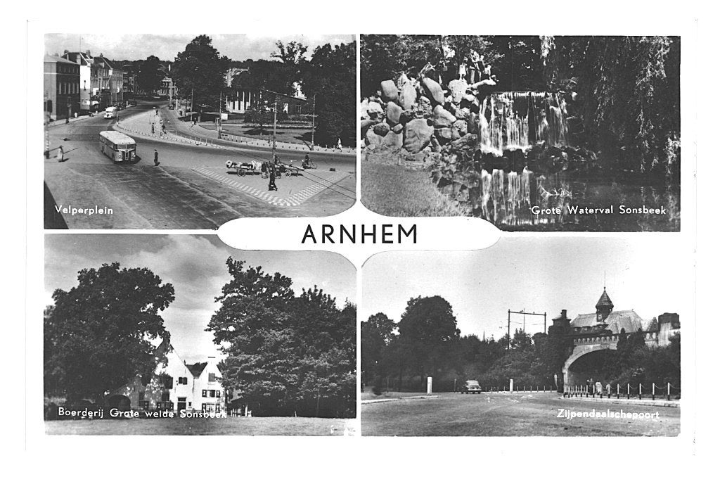 947218	Arnhem	1951	Gelopen met Postzegel, Ophalen of Verzenden, 1940 tot 1960, Gelopen, Gelderland