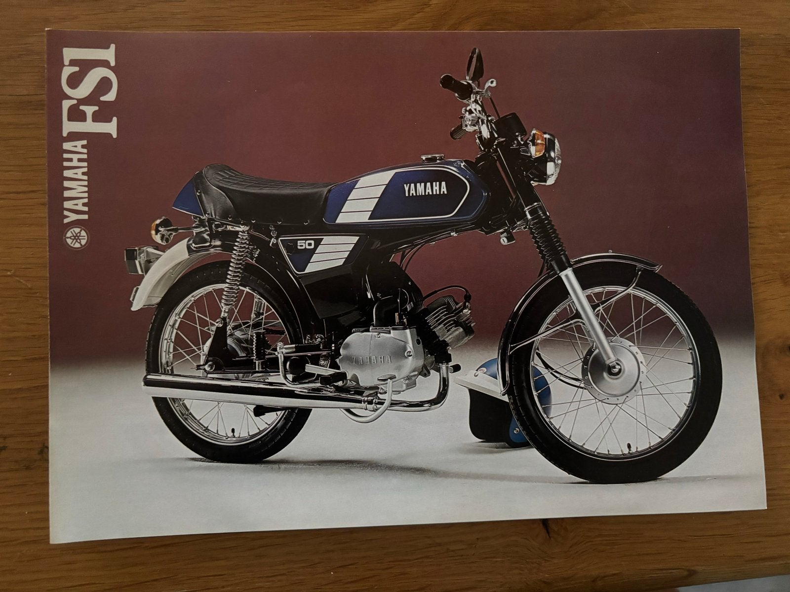 YAMAHA FS1 50 FIZZY BROMMER FOLDER BROCHURE ZELDZAAM, Ophalen of Verzenden, Zo goed als nieuw