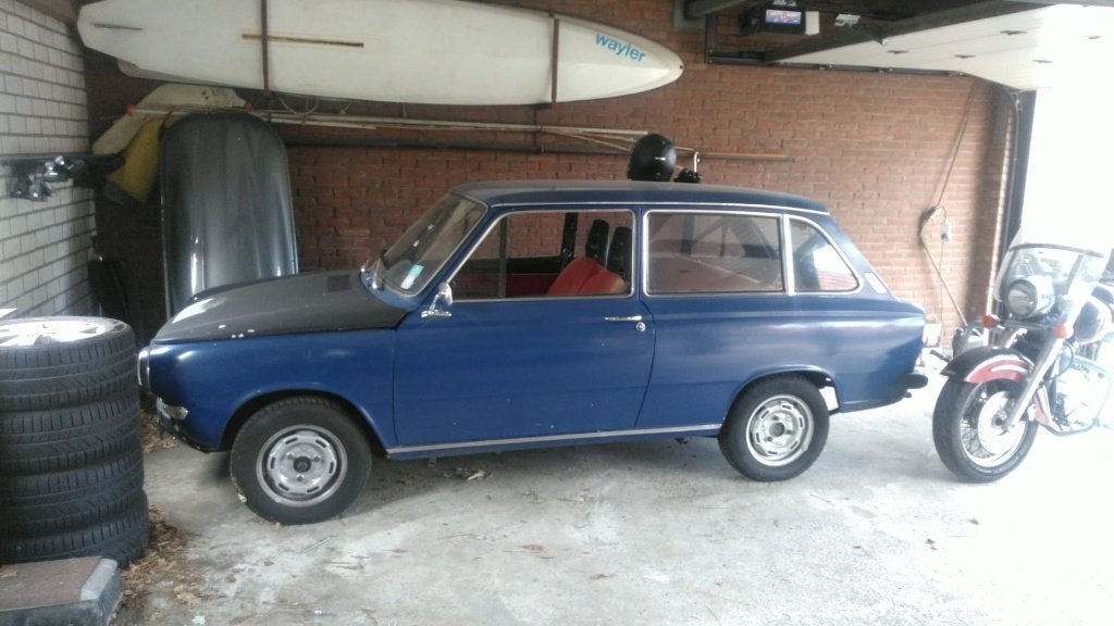 Volvo 66 1.1 L AUT 1978 Blauw, Auto's, Automaat, Blauw, Daf, 1400 cc