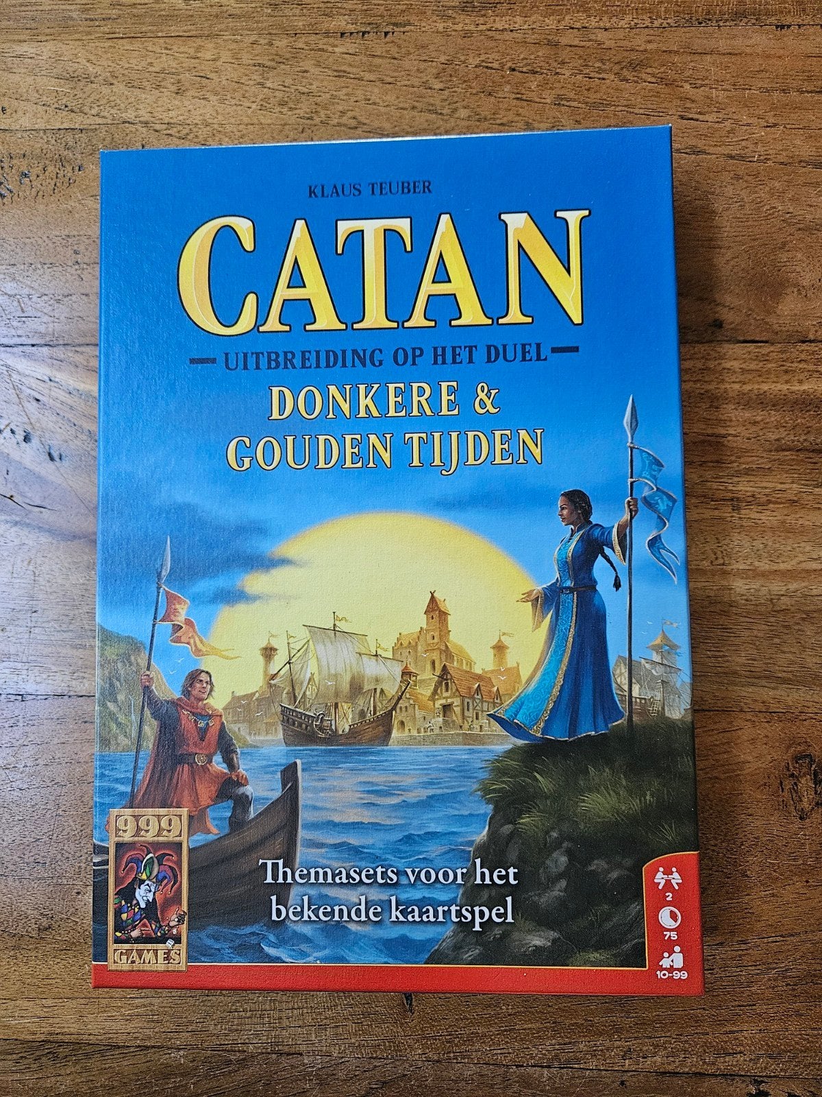 Catan: Uitbreiding op het Duel - Donkere & Gouden Tijden, Hobby en Vrije tijd, Gezelschapsspellen | Kaartspellen, Een of twee spelers