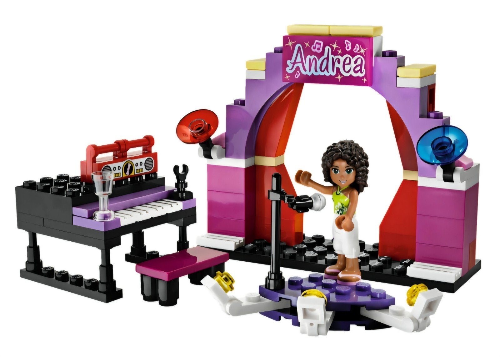 Lego Friends 3932 Andrea's Podium, Gebruikt, Lego, Friends, Ophalen of Verzenden