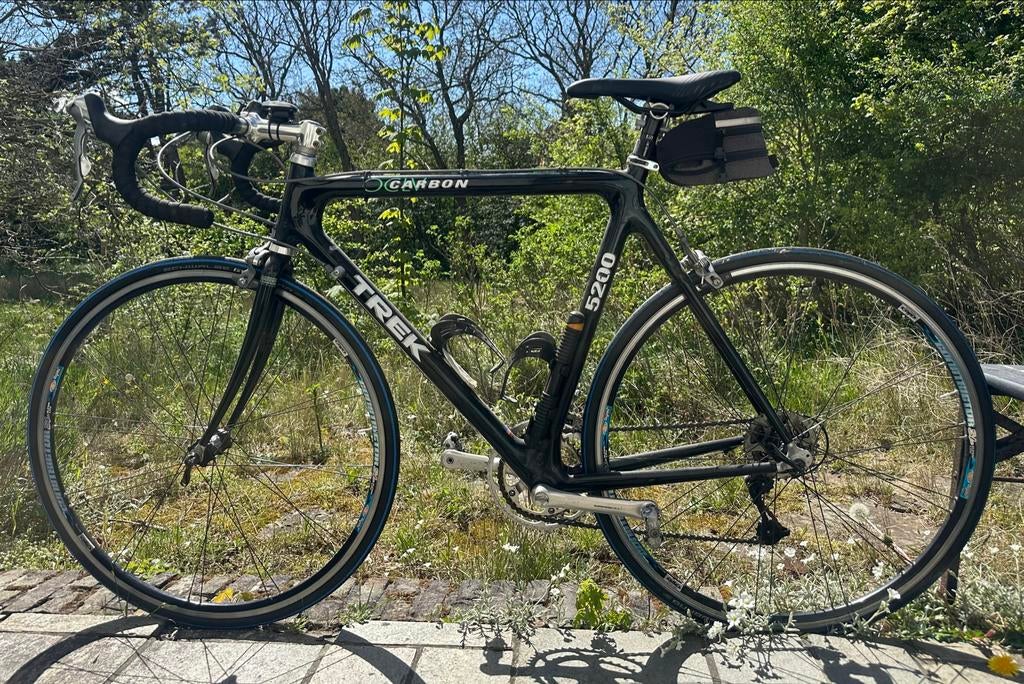 Vintage Trek 5200 racefiets – lichtgewicht carbon, Fietsen en Brommers, 28 inch, Gebruikt, Carbon, Heren